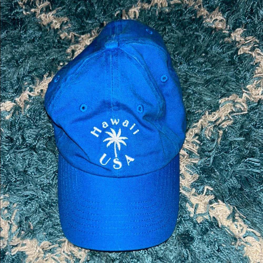 royal blue hawaii hat
